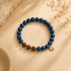 T37 Jingxin Azure Obsidian Tranquility Bracelet