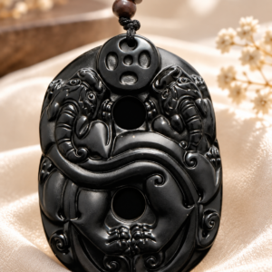 L11 Obsidian Pendant
